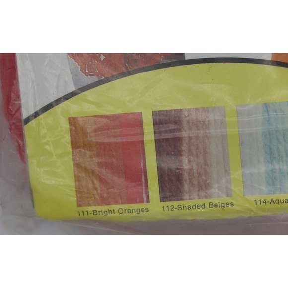 Bucilla Crochet Sweater Vest, Poncho Kit in Bright Oranges, One Size Fits All, D - Picture 5 of 5